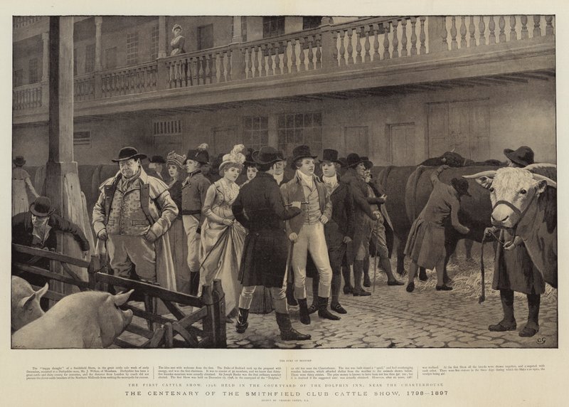 Stulecie Smithfield Club Cattle Show, 1798-1897 autorstwa Charles Green