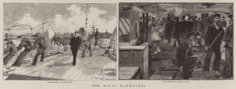 Manewry Marynarki Wojennej autorstwa Charles J. Staniland