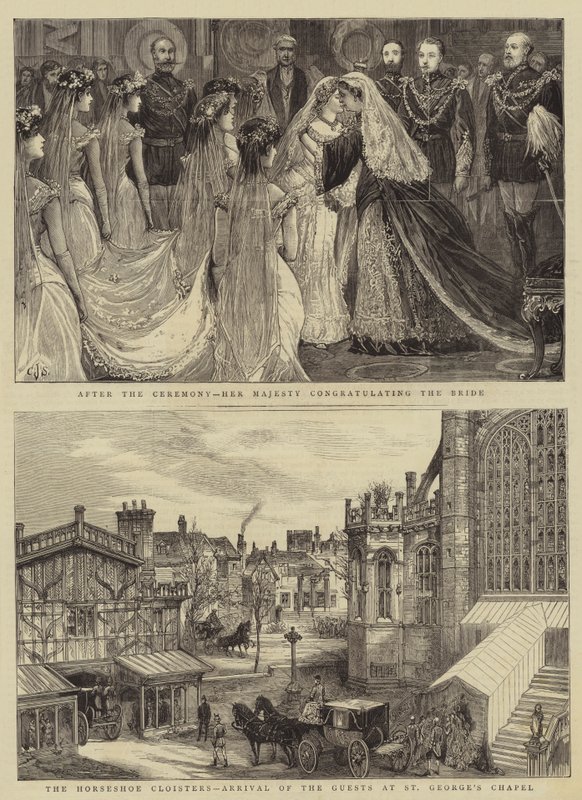 Królewskie wesele w Windsor autorstwa Charles J. Staniland