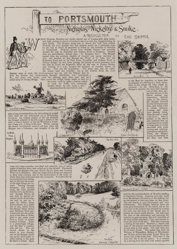 Do Portsmouth z Nicholasem Nickleby i Smike autorstwa Charles J. Staniland