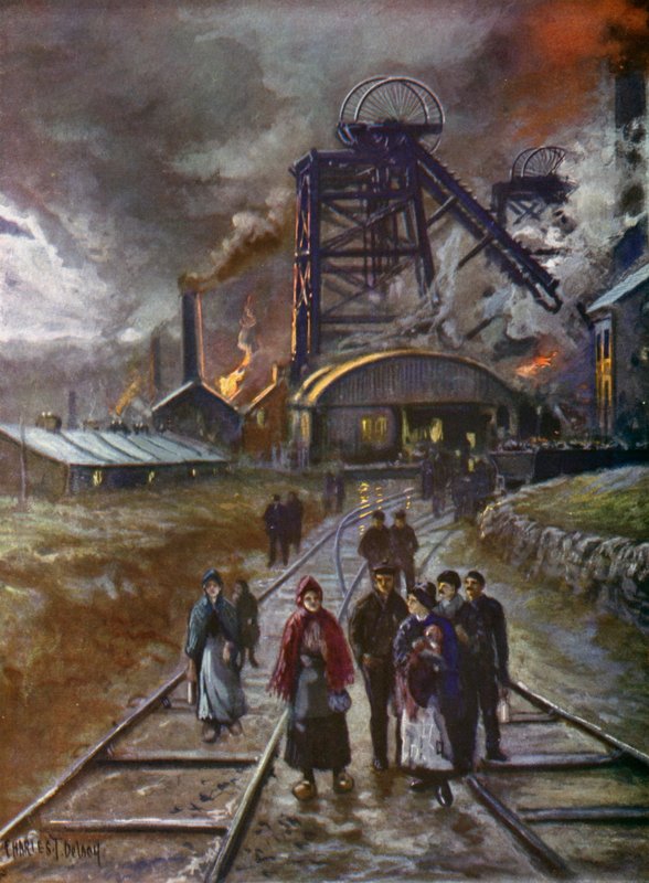 Kopalnia - wcześnie rano autorstwa Charles John de after Lacy