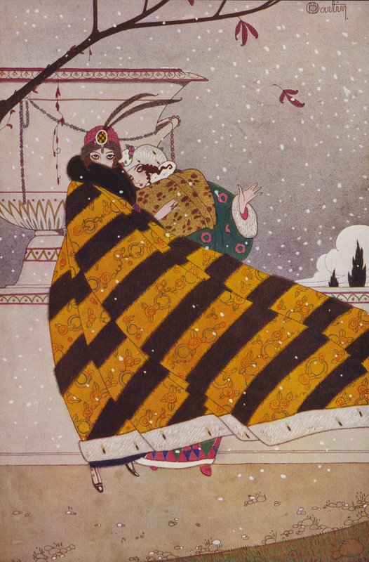 Talerz z modą w stylu art deco autorstwa Charles Martin