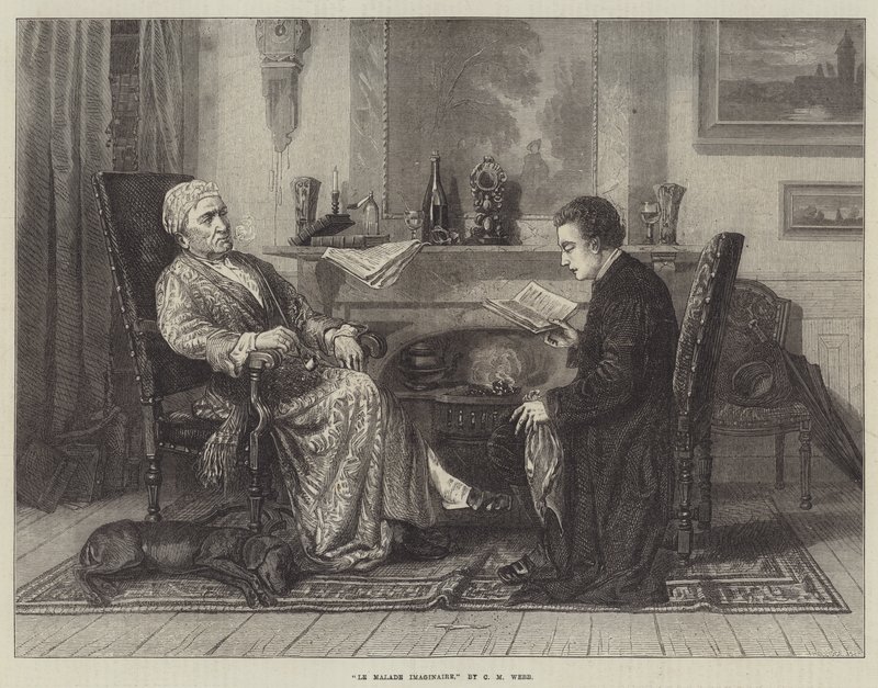 Le Malade Imaginaire autorstwa Charles Meer Webb