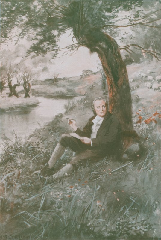 William Blake siedzi w słońcu autorstwa Charles Mills Sheldon