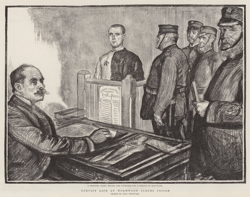 Skazaniec życie w więzieniu Wormwood Scrubs autorstwa Charles Paul Renouard