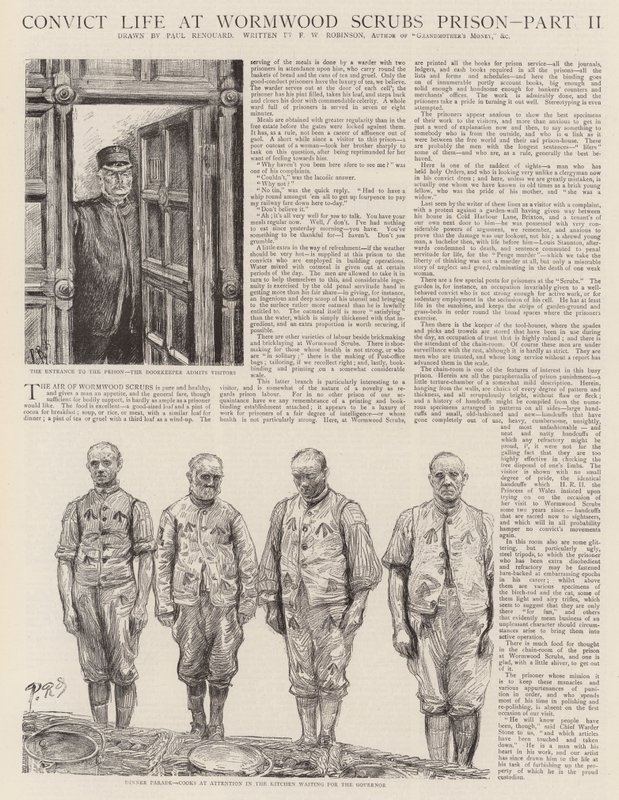 Skazaniec życie w więzieniu Wormwood Scrubs autorstwa Charles Paul Renouard