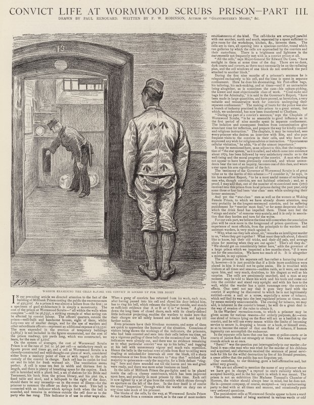 Skazaniec życie w więzieniu Wormwood Scrubs autorstwa Charles Paul Renouard