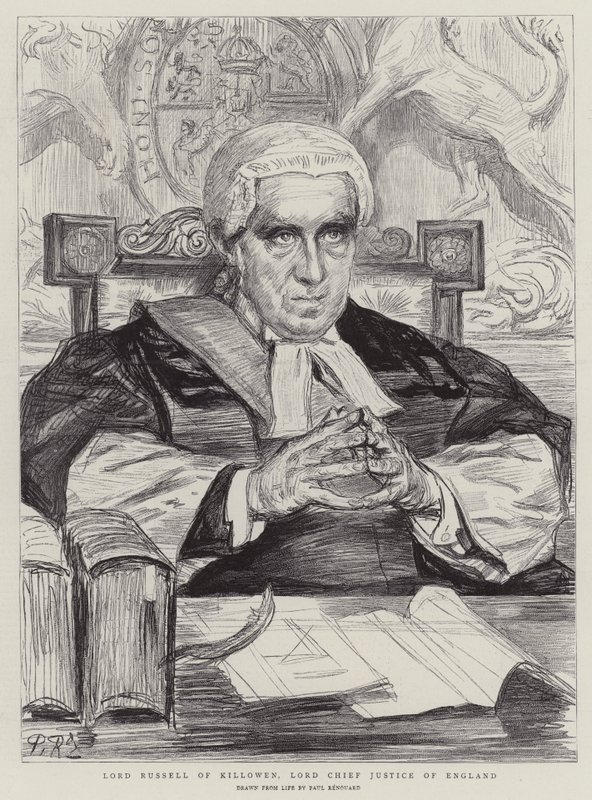 Lord Russell z Killowen, Lord Naczelny Sędzia Anglii autorstwa Charles Paul Renouard
