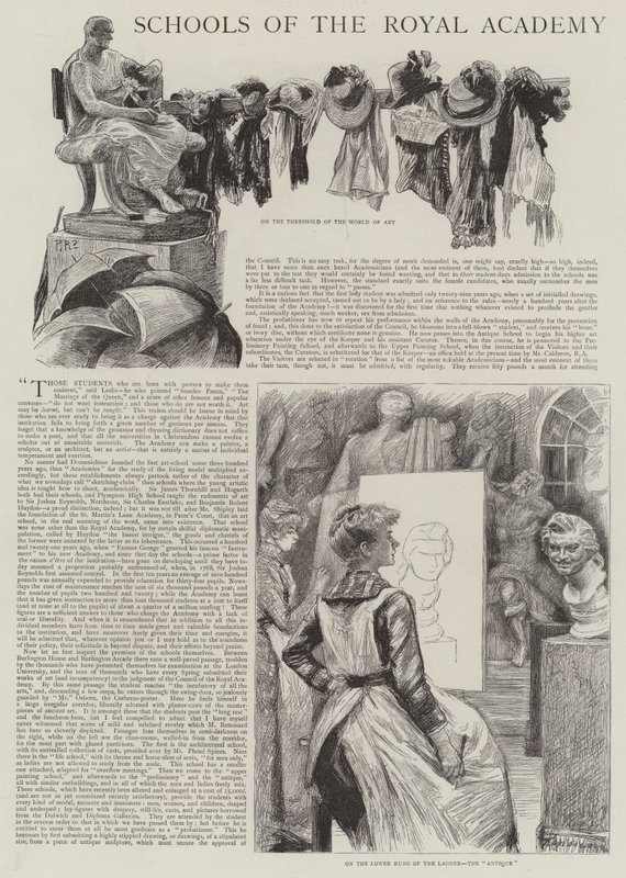 Szkoły Akademii Królewskiej autorstwa Charles Paul Renouard