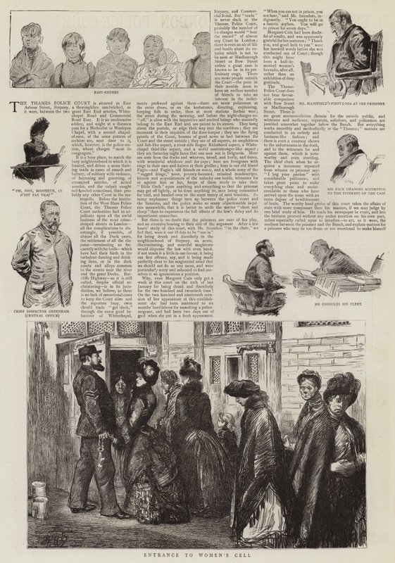 Szkice z londyńskich sądów policyjnych autorstwa Charles Paul Renouard