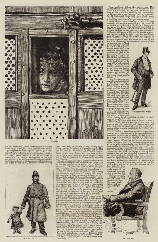 Szkice w londyńskich sądach policyjnych autorstwa Charles Paul Renouard