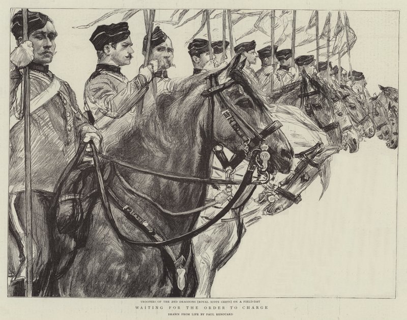 Oczekiwanie na naładowanie zamówienia autorstwa Charles Paul Renouard