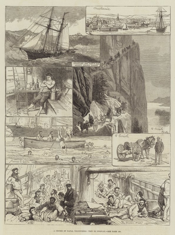 Rejs Ochotników Morskich, Wyprawa do Norwegii autorstwa Sir John Charles Robinson