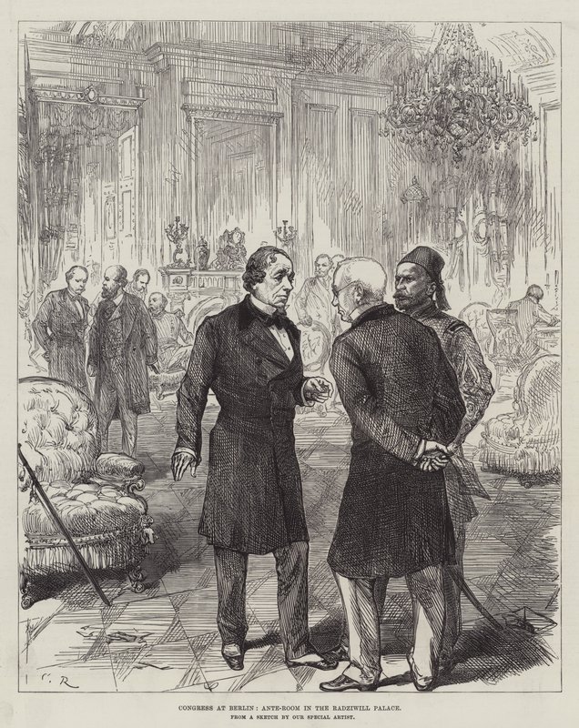 Kongres w Berlinie, Przedpokój w Pałacu Radziwiłłów autorstwa Sir John Charles Robinson