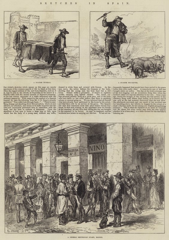 Szkice w Hiszpanii autorstwa Sir John Charles Robinson