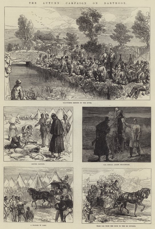 Jesienna kampania w Dartmoor autorstwa Sir John Charles Robinson