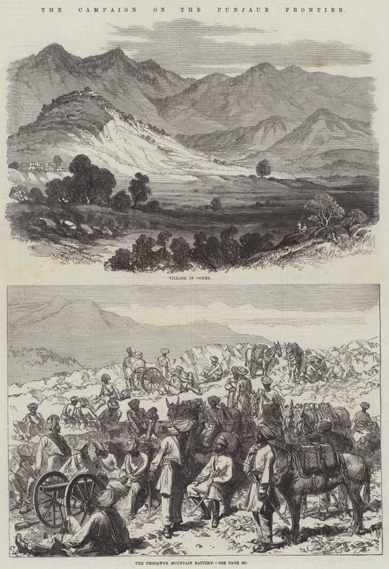 Kampania na granicy Pendżabu autorstwa Sir John Charles Robinson