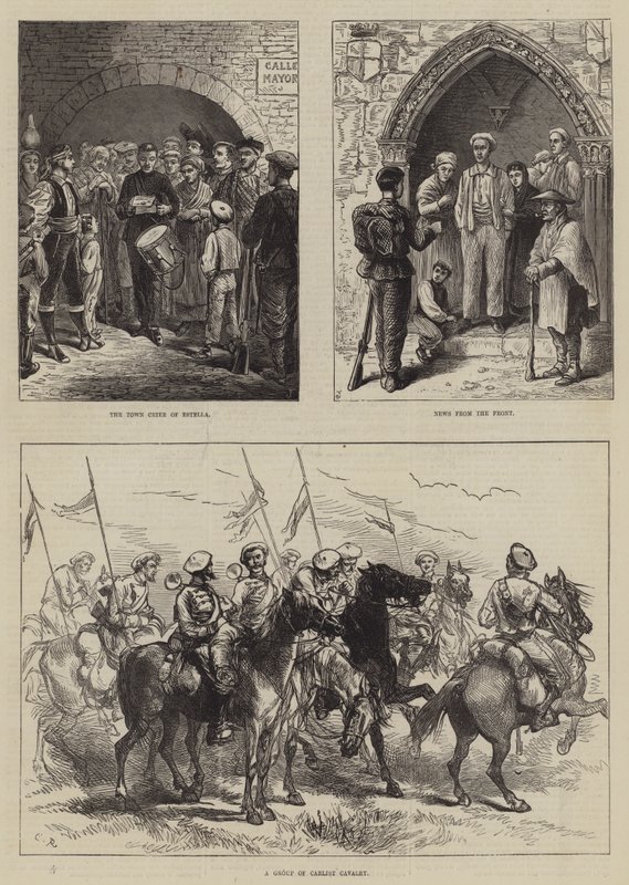 Wojna domowa w Hiszpanii autorstwa Sir John Charles Robinson