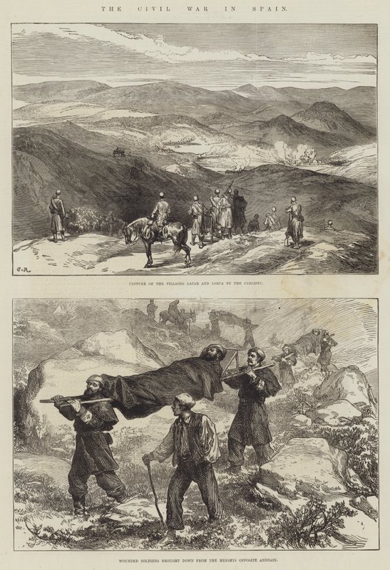 Wojna domowa w Hiszpanii autorstwa Sir John Charles Robinson