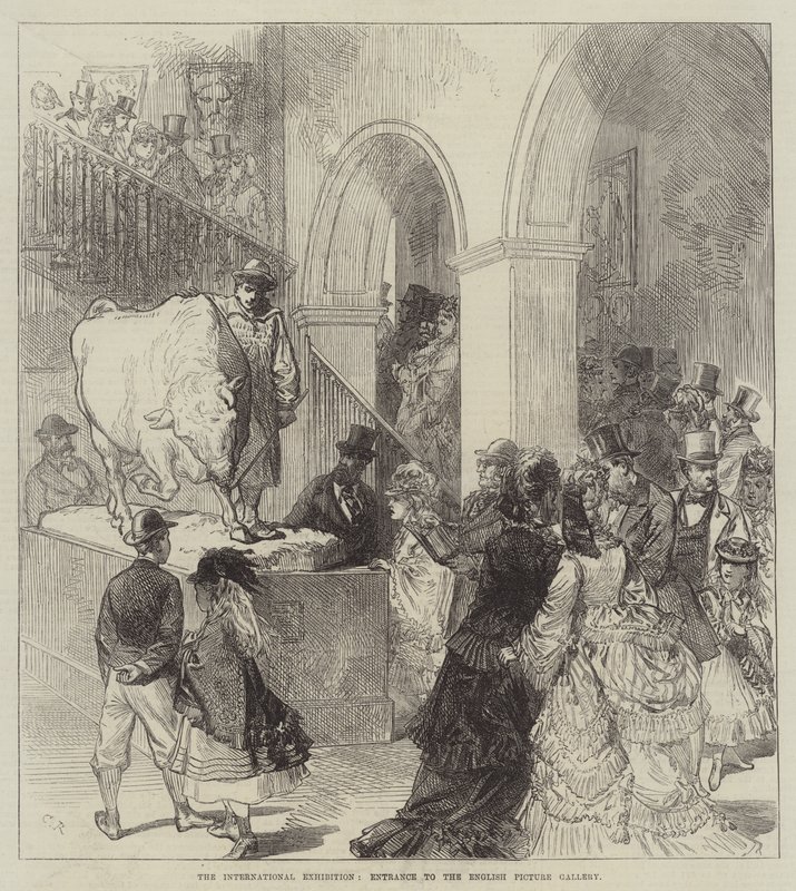 Wystawa Międzynarodowa, Wejście do Galerii Obrazów Angielskich autorstwa Sir John Charles Robinson