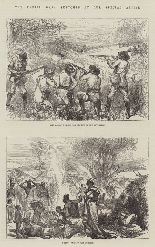 Wojna Kaffirów autorstwa Sir John Charles Robinson