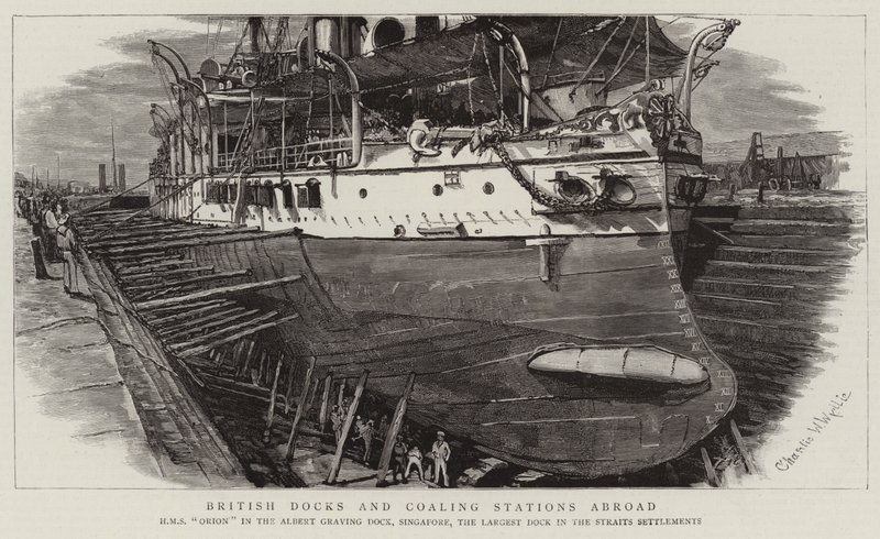 Brytyjskie doki i stacje wydobywcze za granicą autorstwa Charles William Wyllie