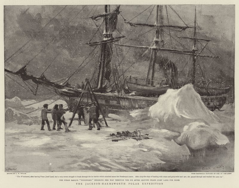 Ekspedycja polarna Jackson-Harmsworth autorstwa Charles William Wyllie