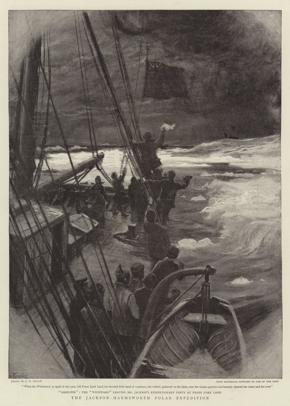 Ekspedycja Polarna Jackson-Harmsworth autorstwa Charles William Wyllie