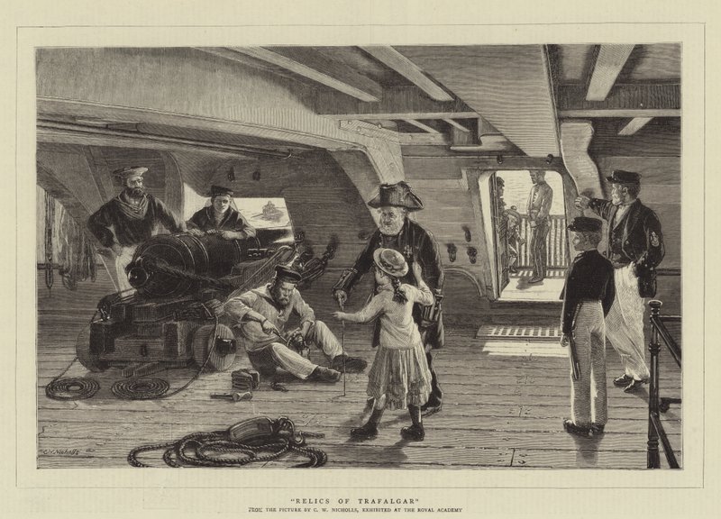 Relikwie Trafalgaru autorstwa Charles Wynne Nicholls