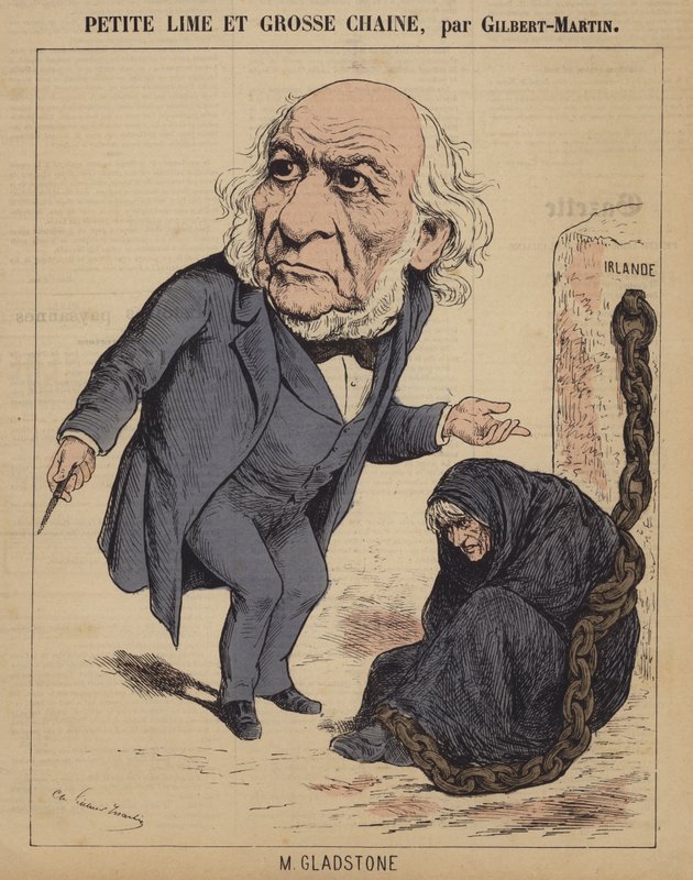 Mały pilnik i duży łańcuszek (kolorowy grawer) autorstwa Charles (after) Gilbert Martin