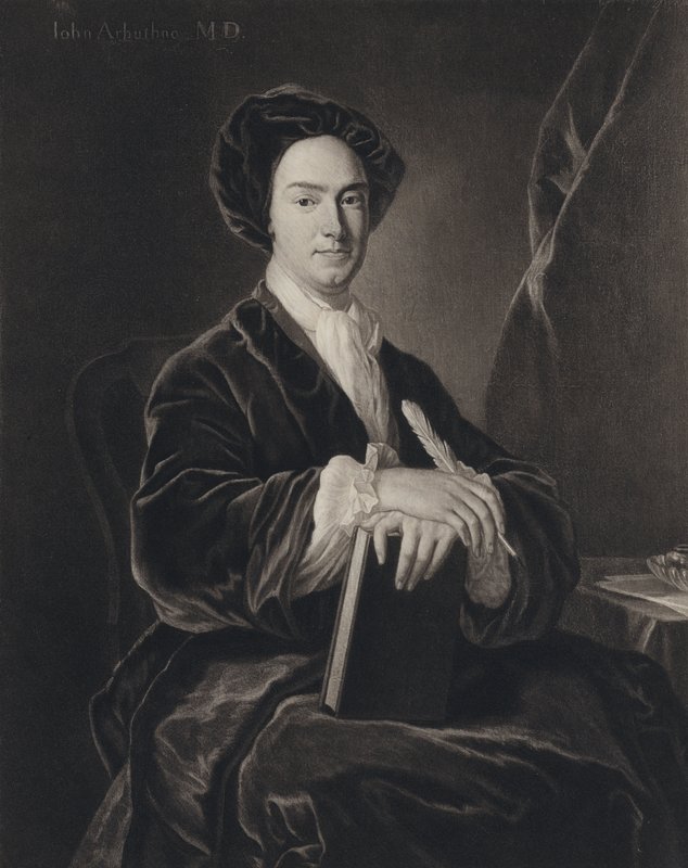 John Arbuthnot (lito) autorstwa Charles (after) Jervas