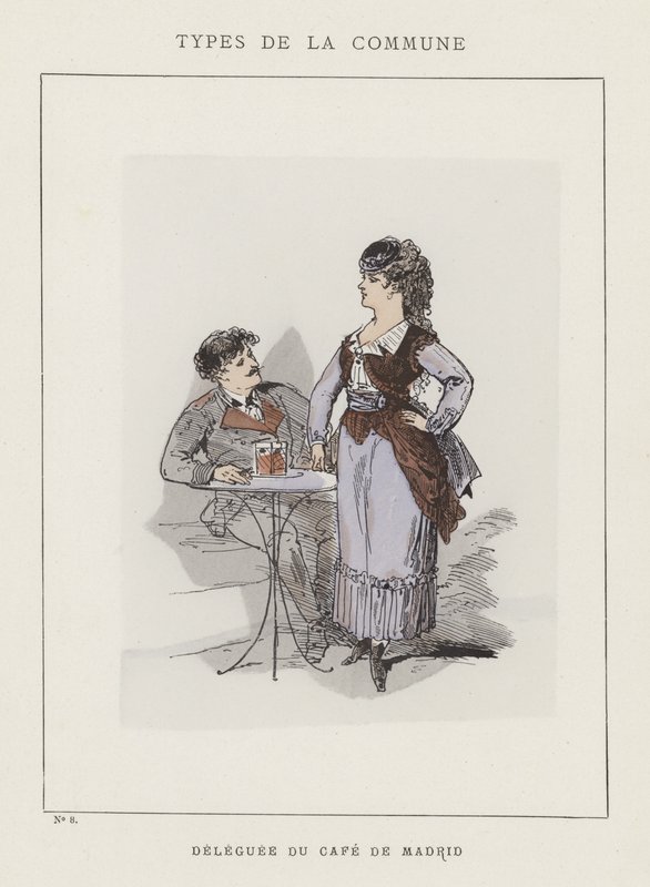 Délégué du Cafe de Madrid autorstwa Charles Albert d Arnoux Bertall