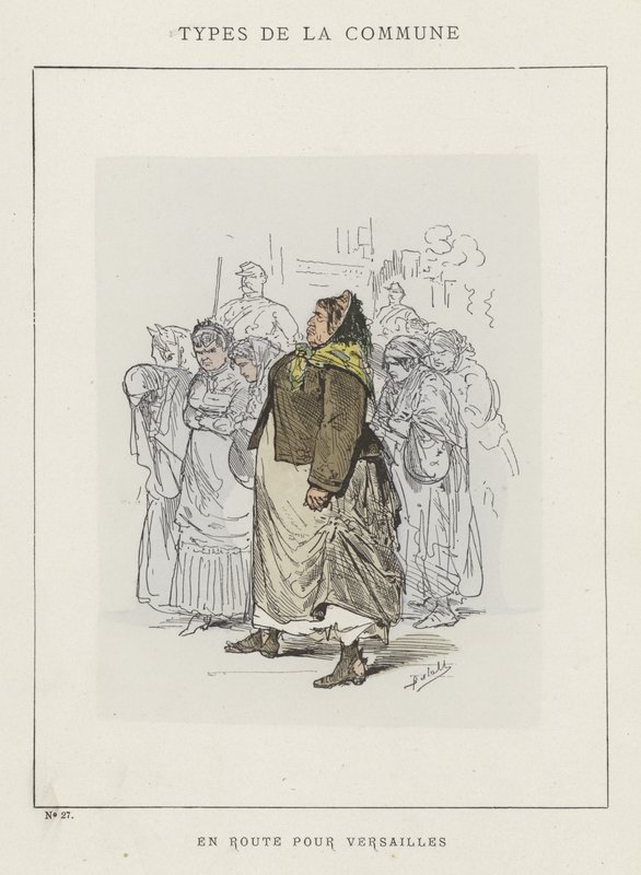 W drodze do Wersalu autorstwa Charles Albert d Arnoux Bertall