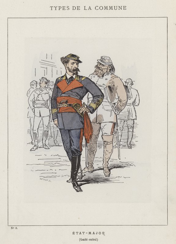 Sztab, Komitet Centralny autorstwa Charles Albert d Arnoux Bertall