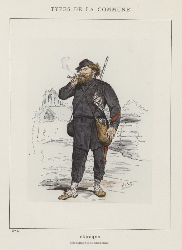 Federes, Menilmontant-Charonne autorstwa Charles Albert d Arnoux Bertall