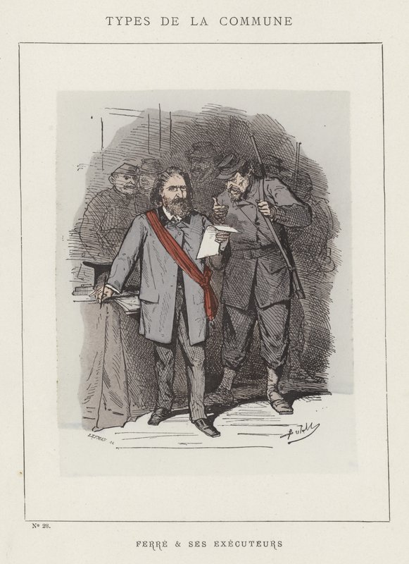 Wykonawcy Ferre i Ses autorstwa Charles Albert d Arnoux Bertall