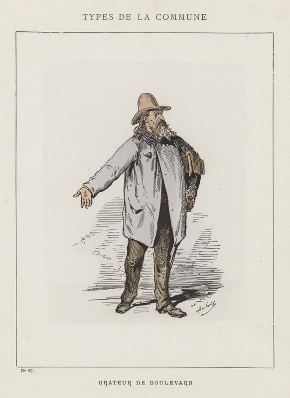Głośnik bulwarowy autorstwa Charles Albert d Arnoux Bertall