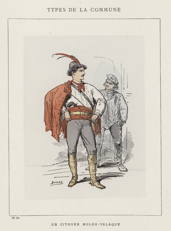 Obywatel mołdawsko-wołoski autorstwa Charles Albert d Arnoux Bertall