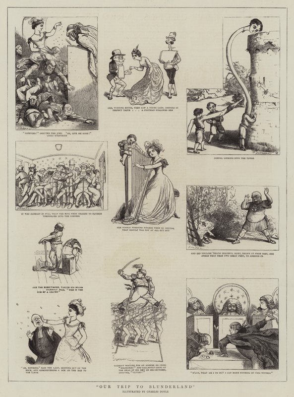 Nasza wycieczka do Blunderlandu autorstwa Charles Altamont Doyle