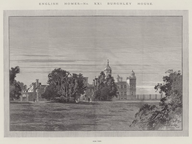Dom Burghley autorstwa Charles Auguste Loye