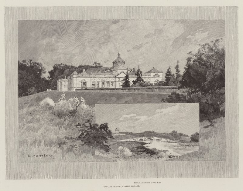 Zamek Howard autorstwa Charles Auguste Loye