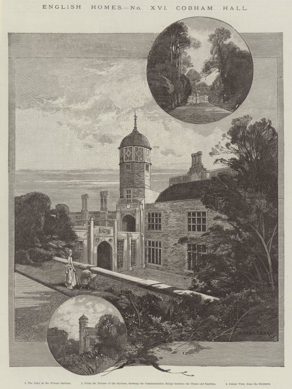 Cobham Hall autorstwa Charles Auguste Loye