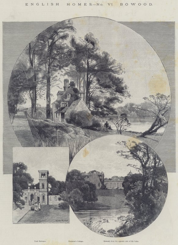 English Homes, Bowood autorstwa Charles Auguste Loye