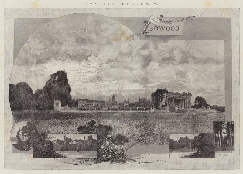 Angielskie domy, Bowood autorstwa Charles Auguste Loye