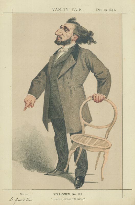 Leon Gambetta autorstwa Charles Auguste Loye