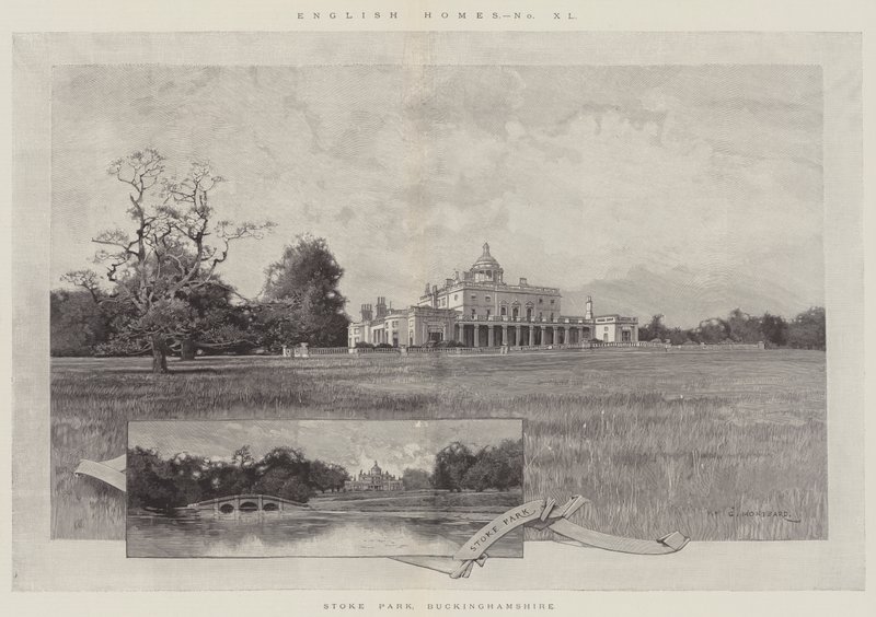 Stoke Park, Buckinghamshire autorstwa Charles Auguste Loye