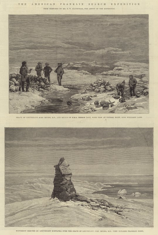 Amerykańska wyprawa poszukiwawcza Franklina autorstwa Charles Auguste Loye