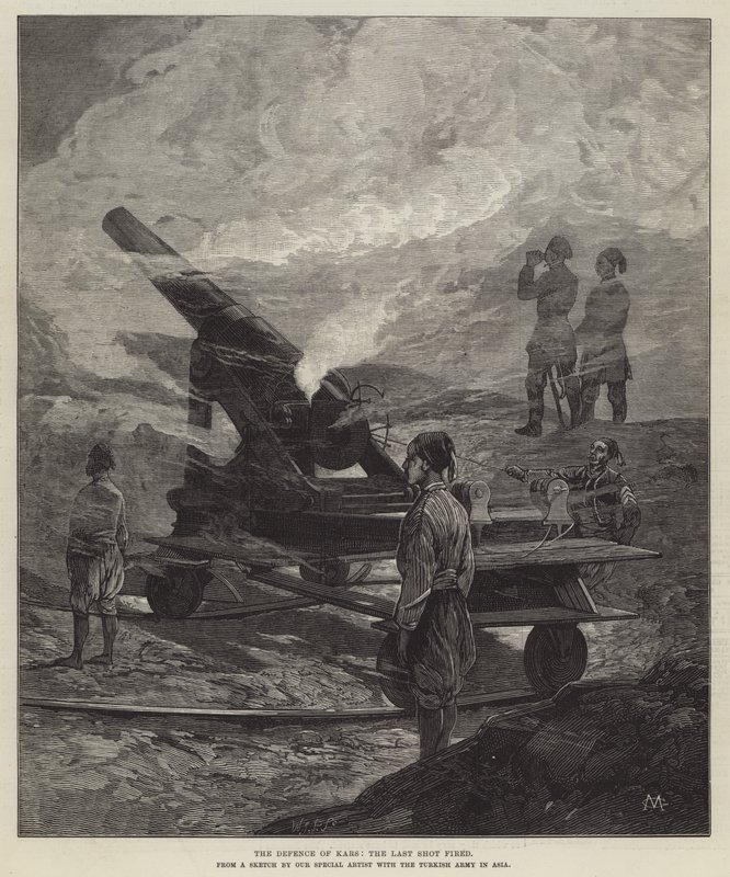 Obrona Karsu, ostatni strzał oddany autorstwa Charles Auguste Loye
