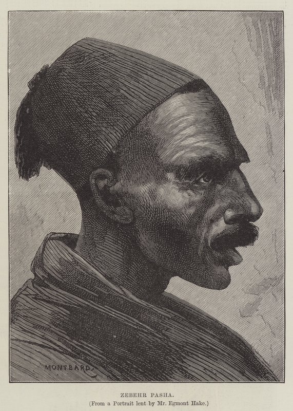Zebehr Pasha autorstwa Charles Auguste Loye