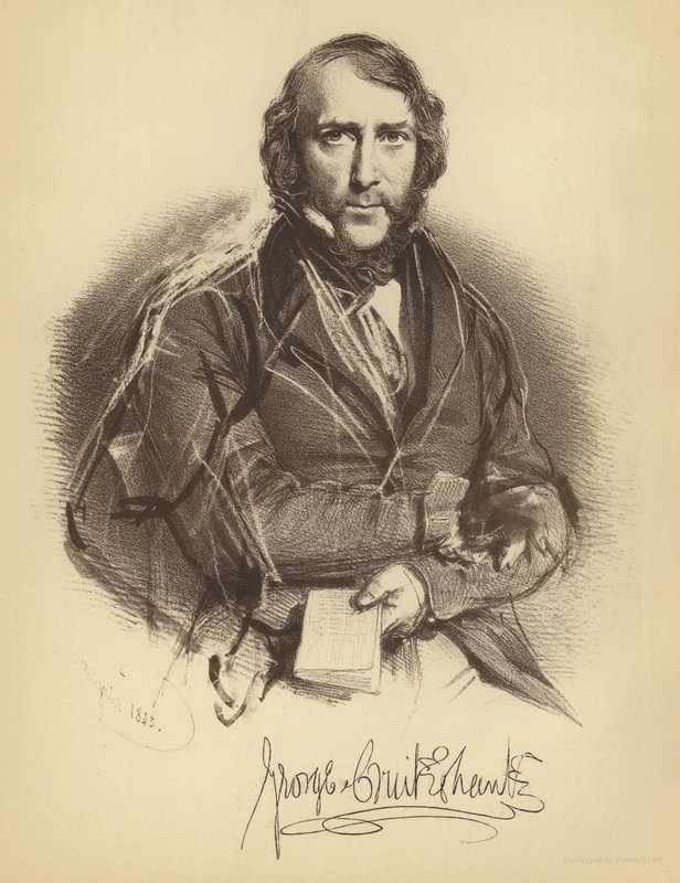 George Cruikshank autorstwa Charles Baugniet